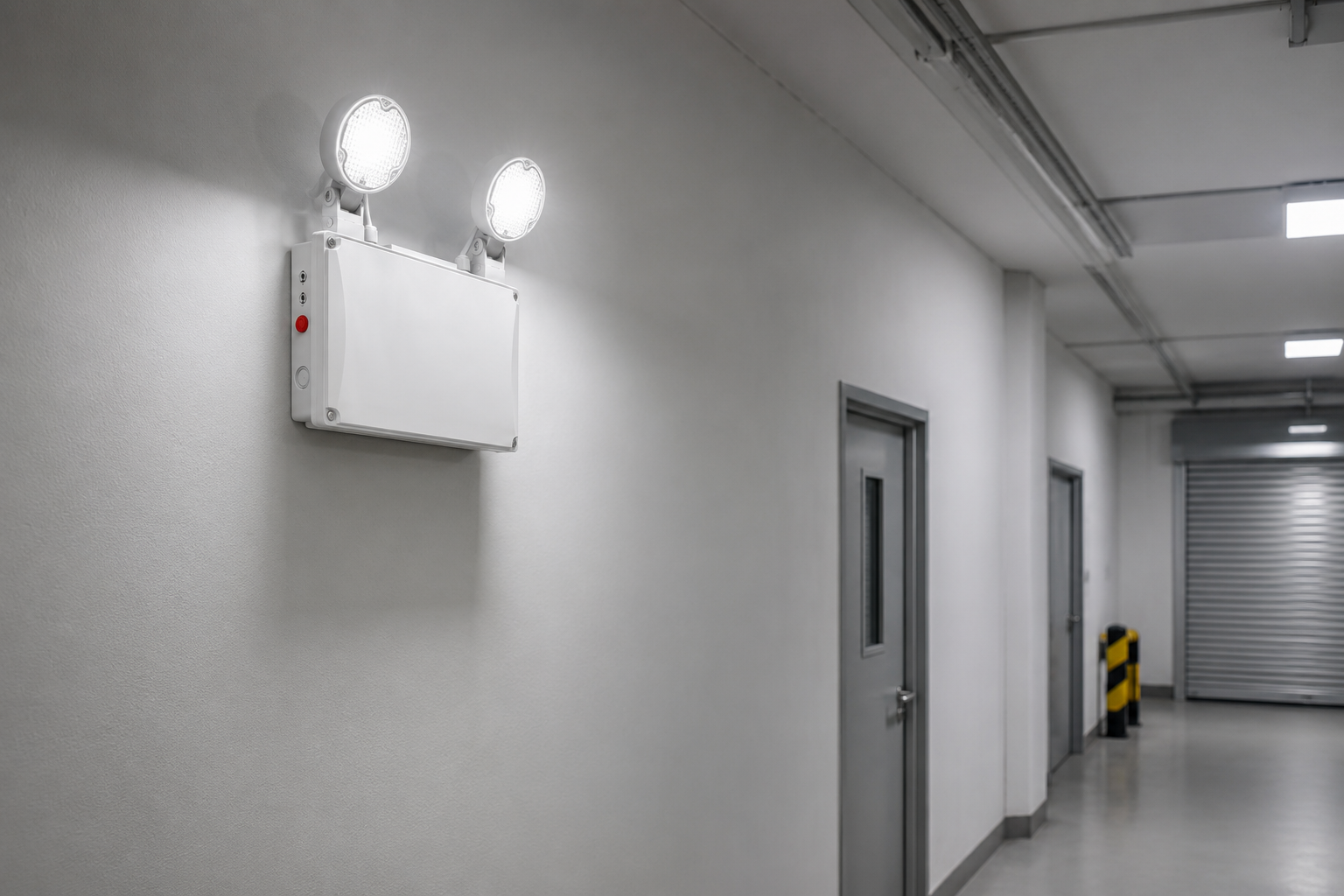 Dual Head Emergency Light