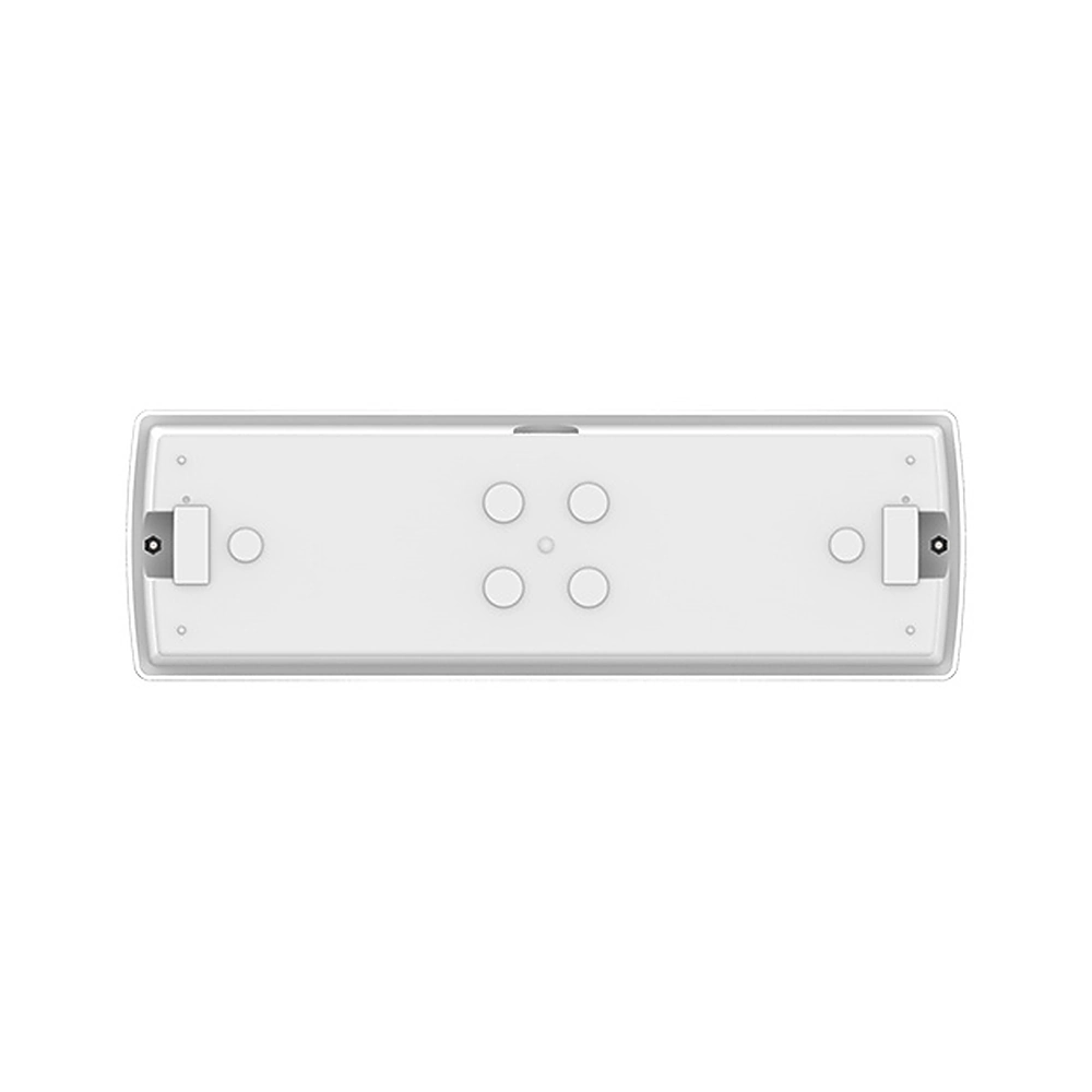 IP66 LED emergency bulkhead light back view