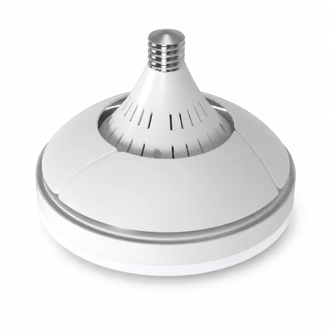 Back view of E27 retractable LED fan light