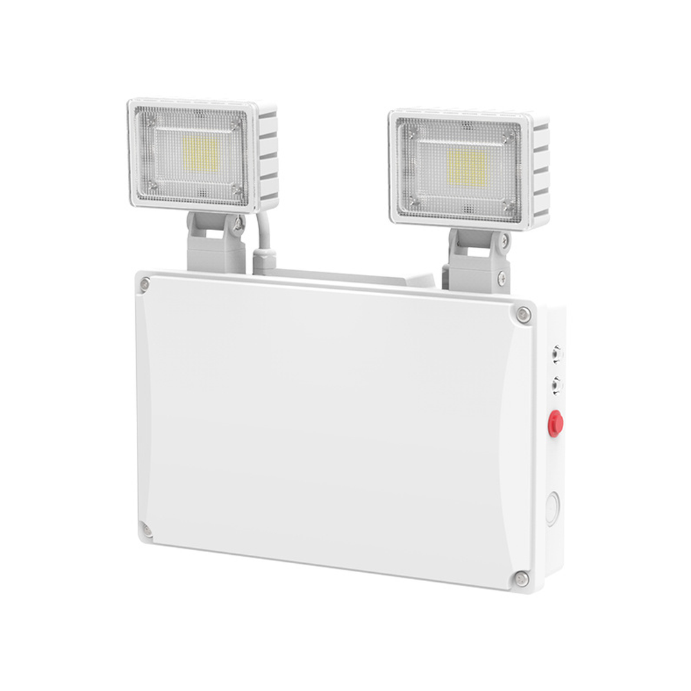 IP65 emergency light with adjustable square LED heads