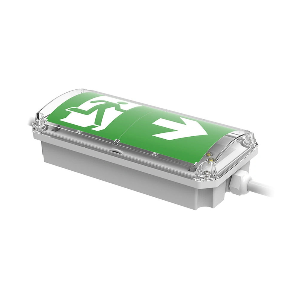 led emergency exit sign side view