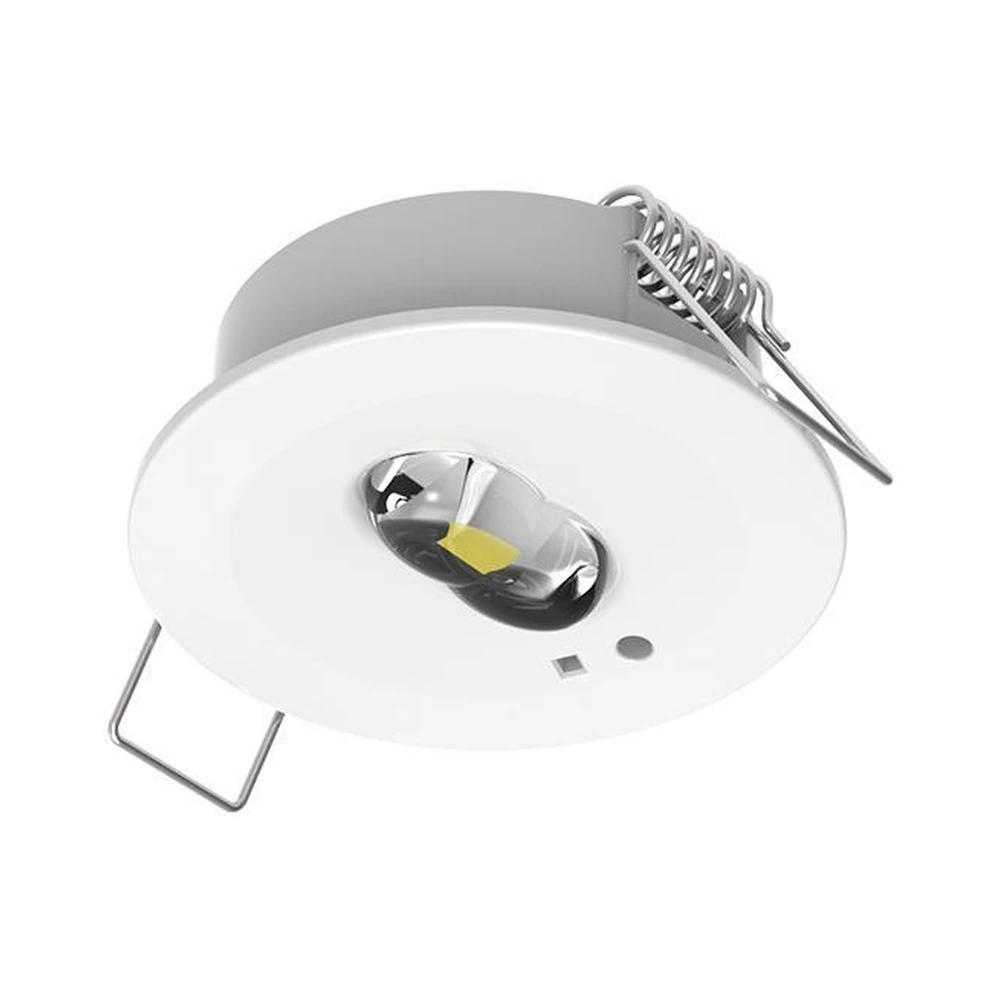 Corridor lens for emergency escape-route lighting