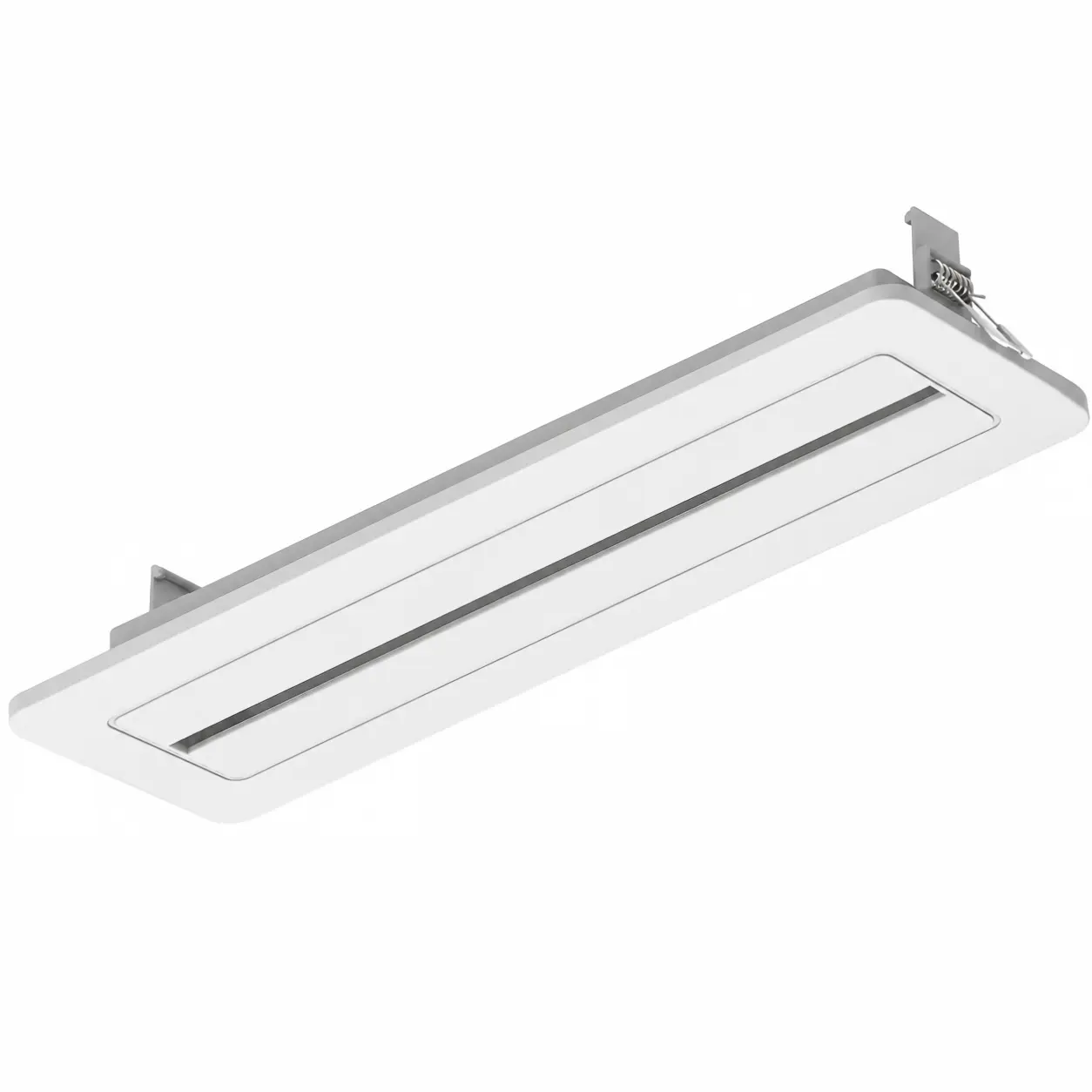 Recessed mounting kit for LED emergency exit sign